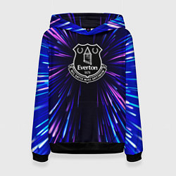 Толстовка-худи женская Everton neon energy, цвет: 3D-черный