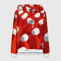 Толстовка-худи женская Рассказ служанки, цвет: 3D-белый