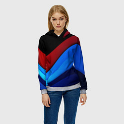 Толстовка-худи женская Multicoloured, цвет: 3D-меланж — фото 2