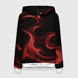 Толстовка-худи женская Color red, цвет: 3D-белый