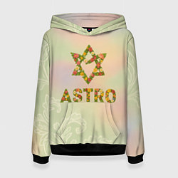 Женская толстовка Логотип Astro цветочный