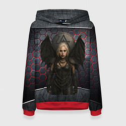 Толстовка-худи женская Леди Гага в стиле вампирши, цвет: 3D-красный