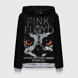 Толстовка-худи женская Pink Floyd - what do you want from me, цвет: 3D-меланж