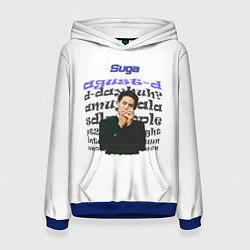 Толстовка-худи женская Шуга - BTS, цвет: 3D-синий