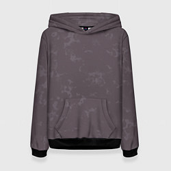 Толстовка-худи женская Коричневый с текстурой, цвет: 3D-черный