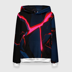 Толстовка-худи женская Neon glow, цвет: 3D-белый