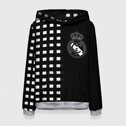 Женская толстовка Real Madrid клетка