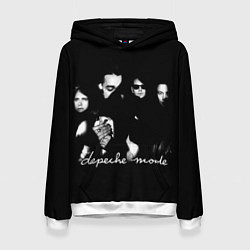 Толстовка-худи женская Depeche Mode shoot, цвет: 3D-белый
