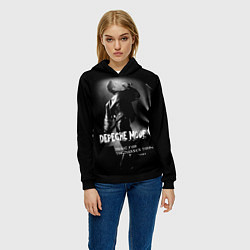 Толстовка-худи женская Depeche Mode - Music for the Masses tour, цвет: 3D-черный — фото 2