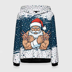 Толстовка-худи женская Сантамаха, цвет: 3D-черный