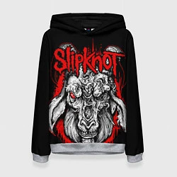Толстовка-худи женская Slipknot, цвет: 3D-меланж