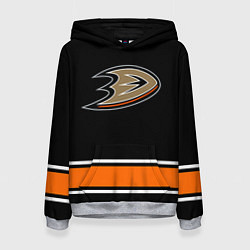 Толстовка-худи женская Anaheim Ducks Selanne, цвет: 3D-меланж