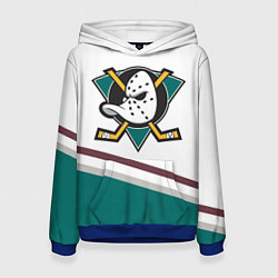 Толстовка-худи женская Anaheim Ducks Selanne, цвет: 3D-синий