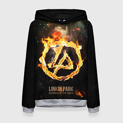 Толстовка-худи женская Linkin Park: Burning the skies, цвет: 3D-меланж