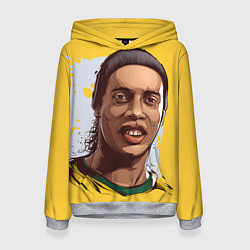 Толстовка-худи женская Ronaldinho Art, цвет: 3D-меланж