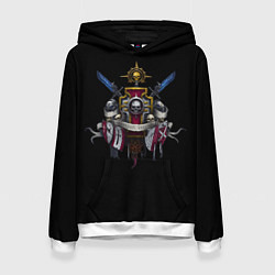 Толстовка-худи женская Daemonium venatores, цвет: 3D-белый