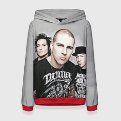 Толстовка-худи женская Avenged Sevenfold, цвет: 3D-красный