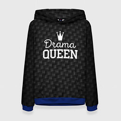 Толстовка-худи женская Drama queen, цвет: 3D-синий