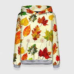 Толстовка-худи женская Осень, цвет: 3D-меланж