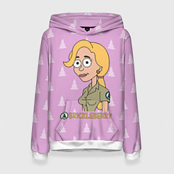 Толстовка-худи женская Brickleberry: Ethel, цвет: 3D-белый