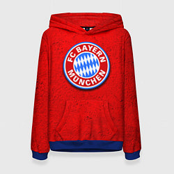 Толстовка-худи женская Bayern FC, цвет: 3D-синий