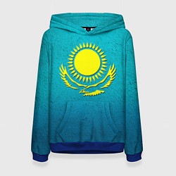 Женская толстовка Флаг Казахстана