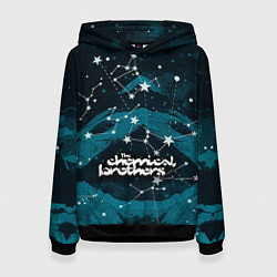 Толстовка-худи женская Chemical Brothers: Space, цвет: 3D-черный