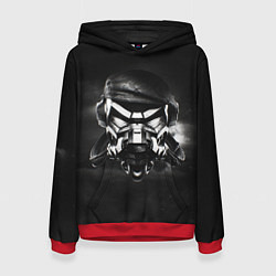 Толстовка-худи женская Pirate Station: Dark Side, цвет: 3D-красный