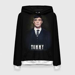 Толстовка-худи женская Peaky Tommy, цвет: 3D-белый