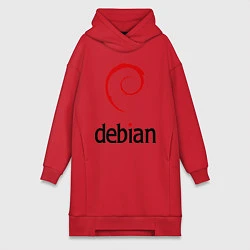 Женская толстовка-платье Debian