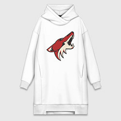 Женское худи-платье Phoenix Coyotes, цвет: белый