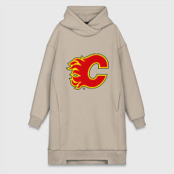 Женская толстовка-платье Calgary Flames