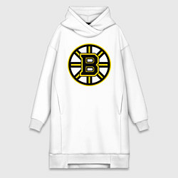 Женское худи-платье Boston Bruins, цвет: белый
