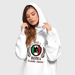 Женское худи-платье AS Roma: Grande Amore, цвет: белый — фото 2