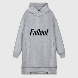 Женское худи-платье Fallout, цвет: меланж