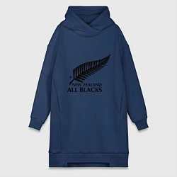 Женская толстовка-платье New Zeland: All blacks