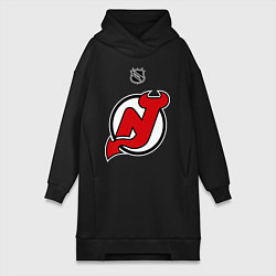 Женское худи-платье New Jersey Devils: Kovalchuk 17, цвет: черный