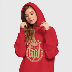 Женское худи-платье Kingdom Come Deliverance, цвет: красный — фото 2