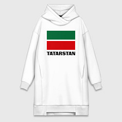 Женская толстовка-платье Флаг Татарстана