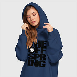 Женское худи-платье The Offspring, цвет: тёмно-синий — фото 2
