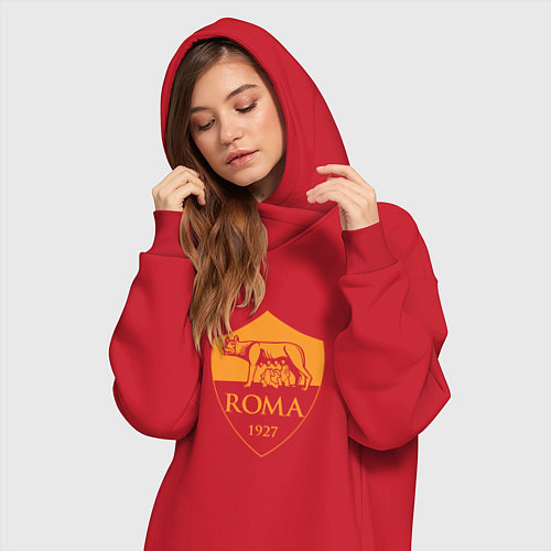 Женская толстовка-платье AS Roma: Autumn Top / Красный – фото 3