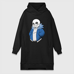 Женское худи-платье Sans, цвет: черный