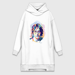 Женское худи-платье John Lennon: Art, цвет: белый