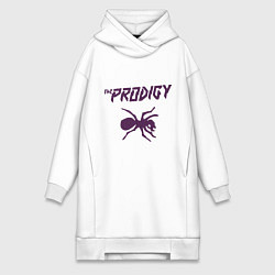 Женское худи-платье The Prodigy: Ant, цвет: белый