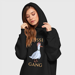 Женское худи-платье GUSSI GANG, цвет: черный — фото 2