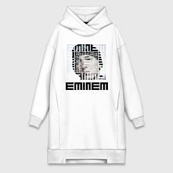 Женское худи-платье Eminem labyrinth, цвет: белый