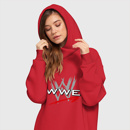 Женская толстовка-платье WWE Fight / Красный – фото 3
