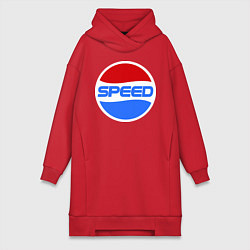 Женское худи-платье Pepsi Speed, цвет: красный