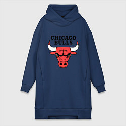 Женская толстовка-платье Chicago Bulls