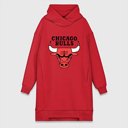 Женская толстовка-платье Chicago Bulls